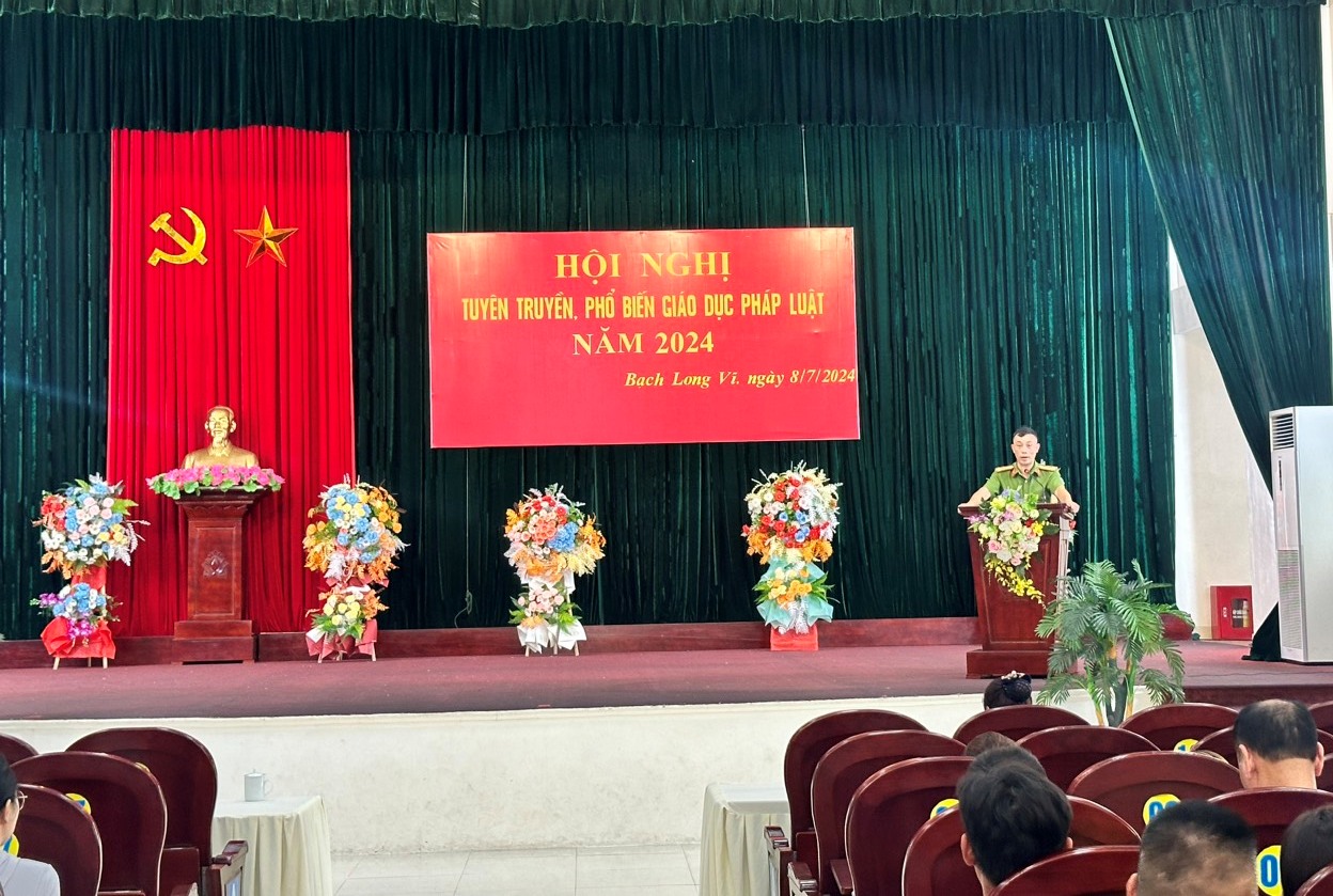 Huyện Bạch Long Vĩ: Tổ chức Hội nghị tuyên truyền, phổ biến pháp luật năm 2024